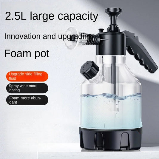 2.5L Hand Pump Foam Sprayer for Car Detailing and Cleaning