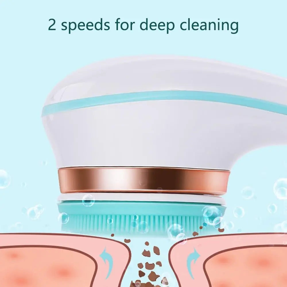 Electric Rotating Back Scrubber and Exfoliating Shower Brush - 3