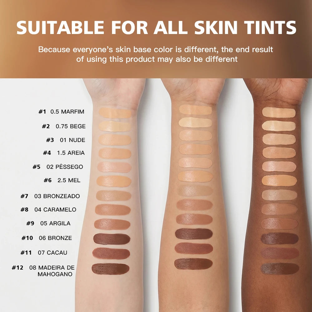 Matte Lightweight Liquid Foundation for Natural Pore-Minimizing Coverage