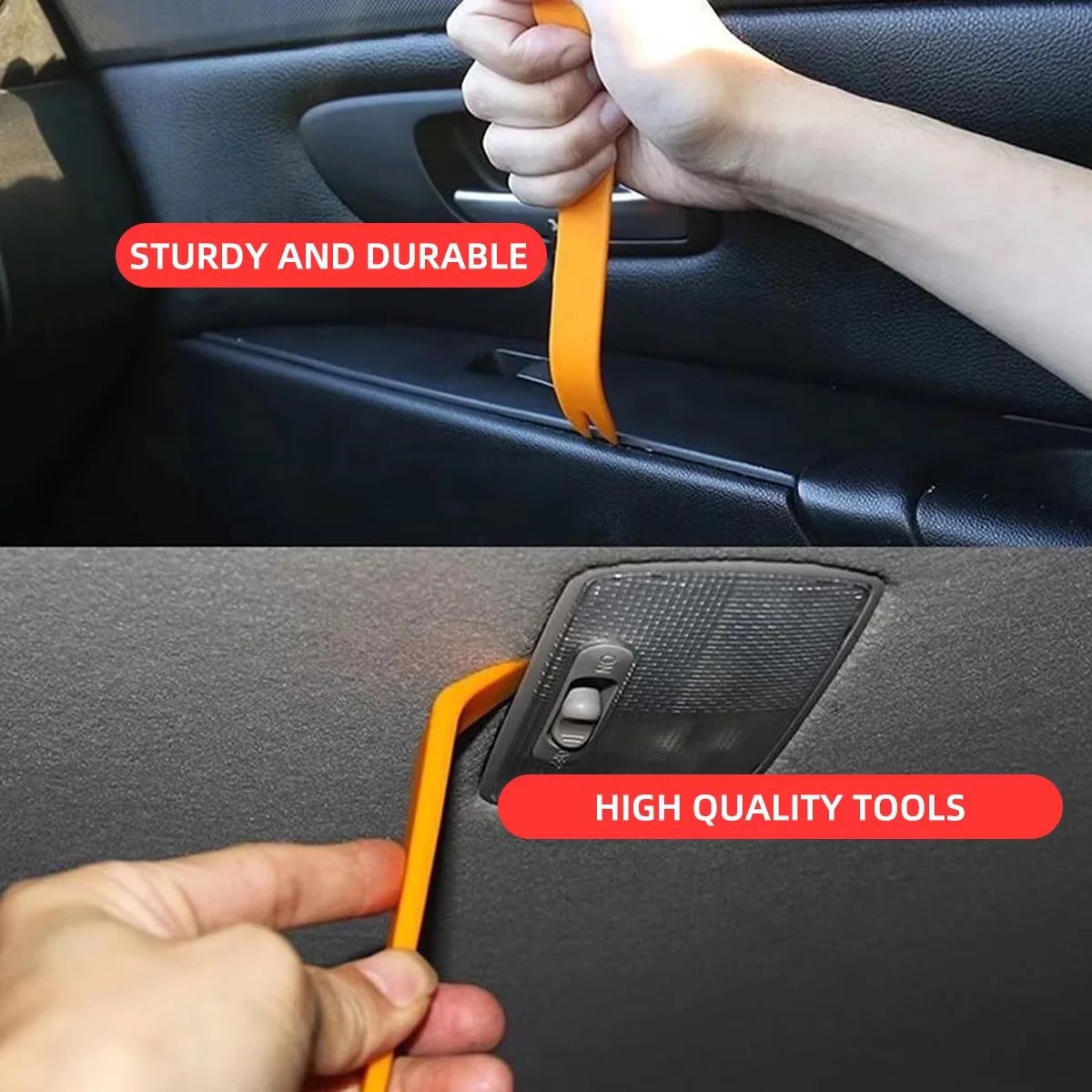 Car Trim Removal Tool Kit Plastic Pry Bar Set for Auto Panel Repair - 9