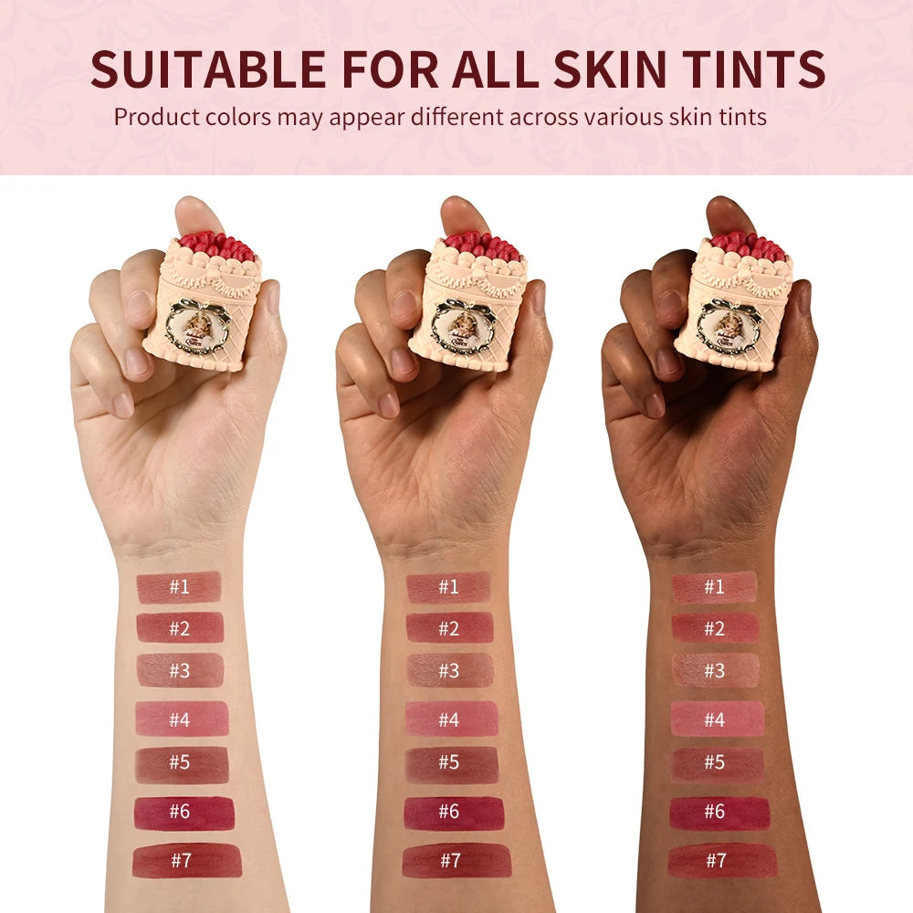 Velvet Matte Strawberry Lip Cream - 5
