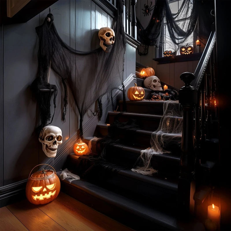 Creepy Halloween Spooky Gauze Decoration for Indoor and Outdoor Use