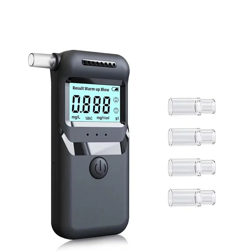 Portable Digital Breathalyzer Alcohol Tester