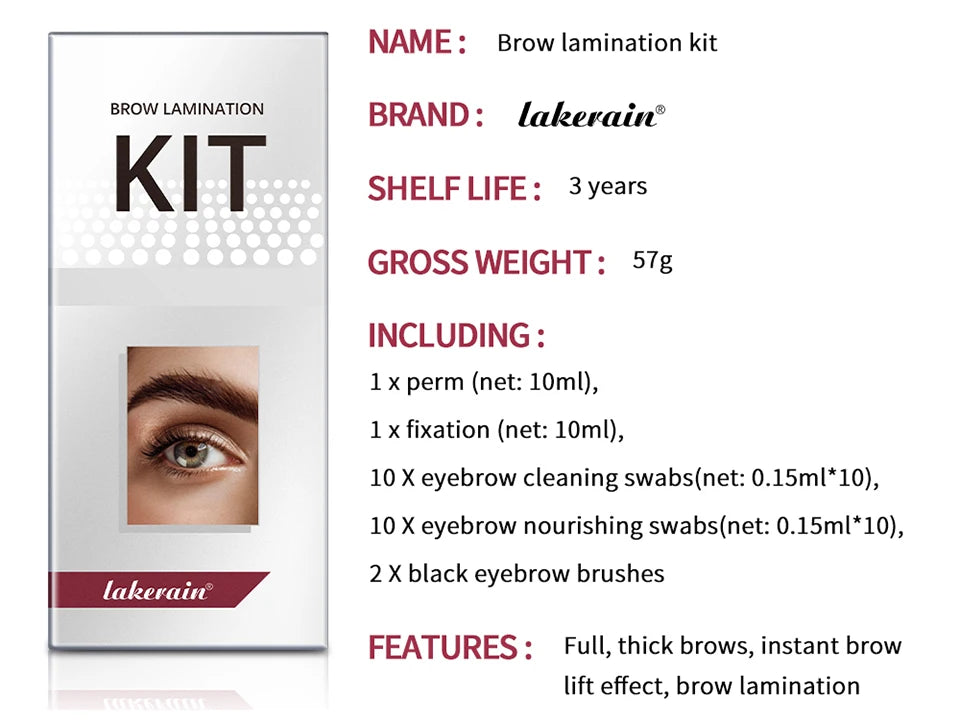 Professional Brow Lamination Lift Kit for Perfect Eyebrows
