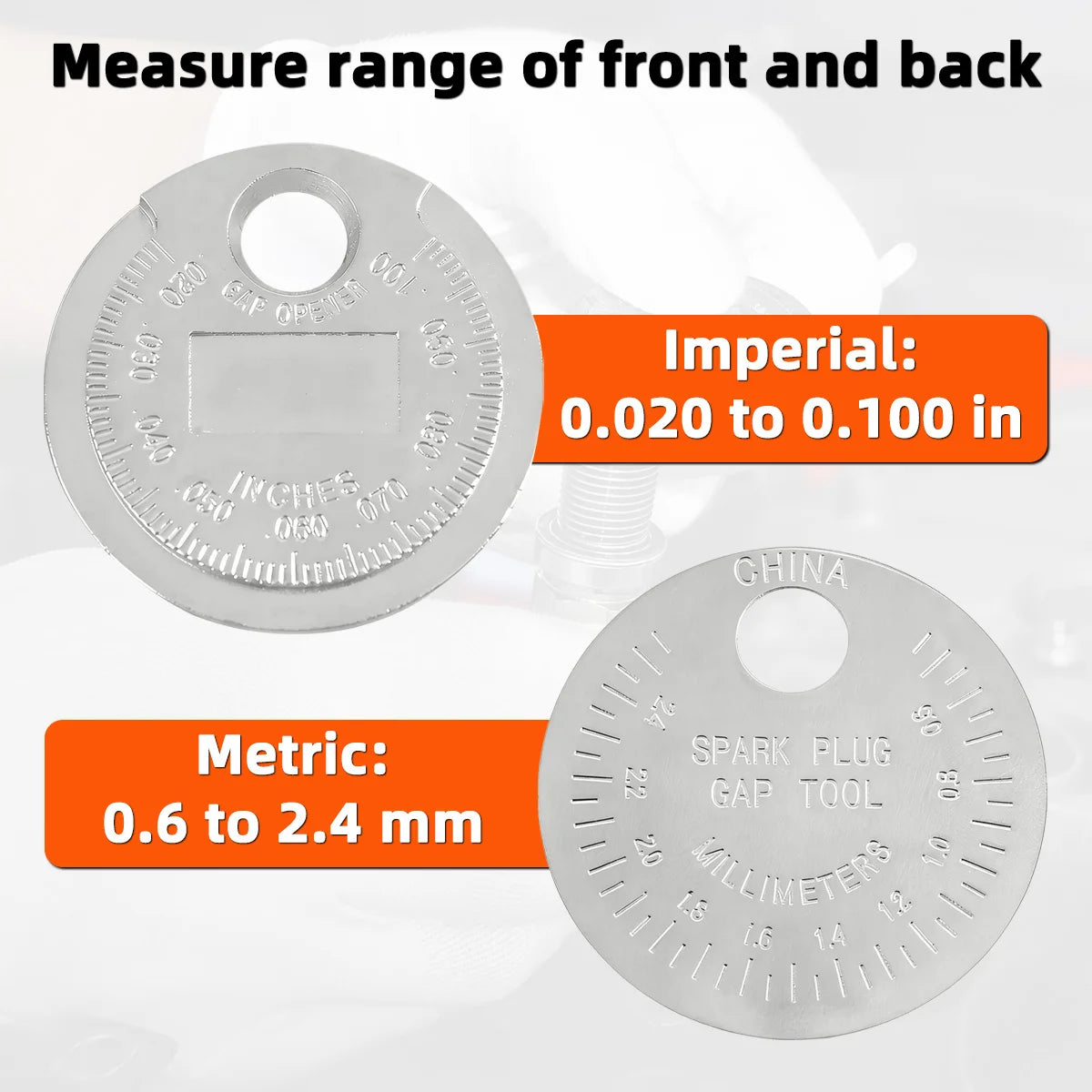 Precision Spark Plug Gap Measuring Tool