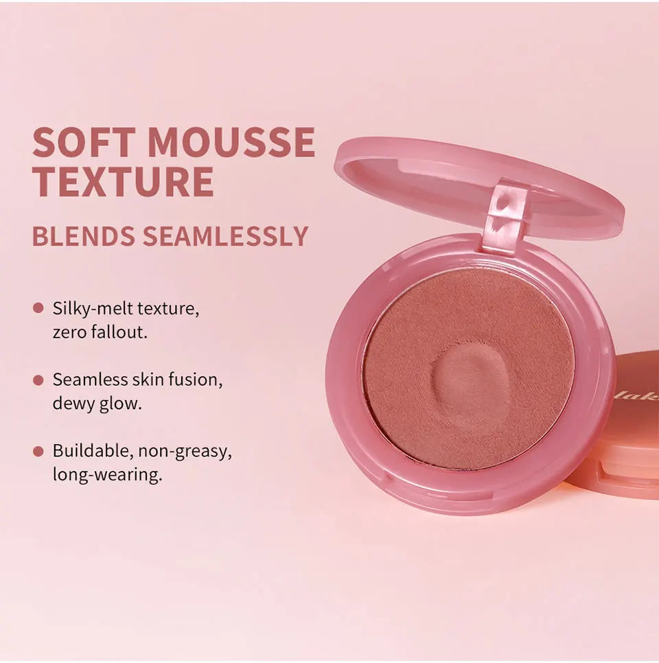 Matte Cream-to-Powder Bouncy Blush for Natural Flush - 15