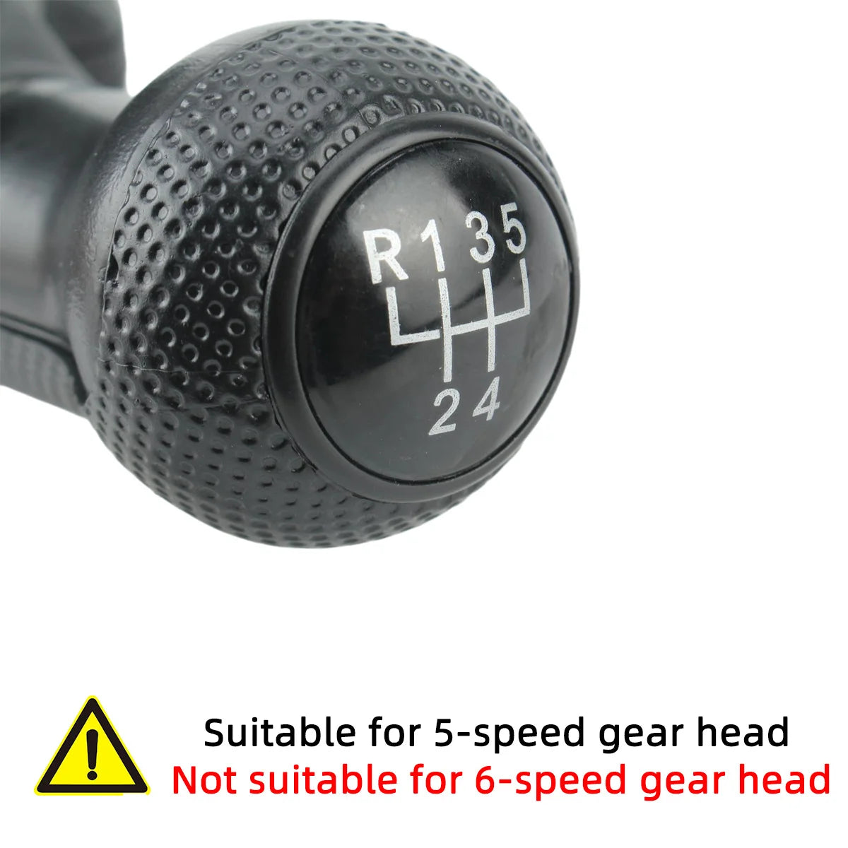 5-Speed Manual Gear Shift Knob and Boot Cover - 3