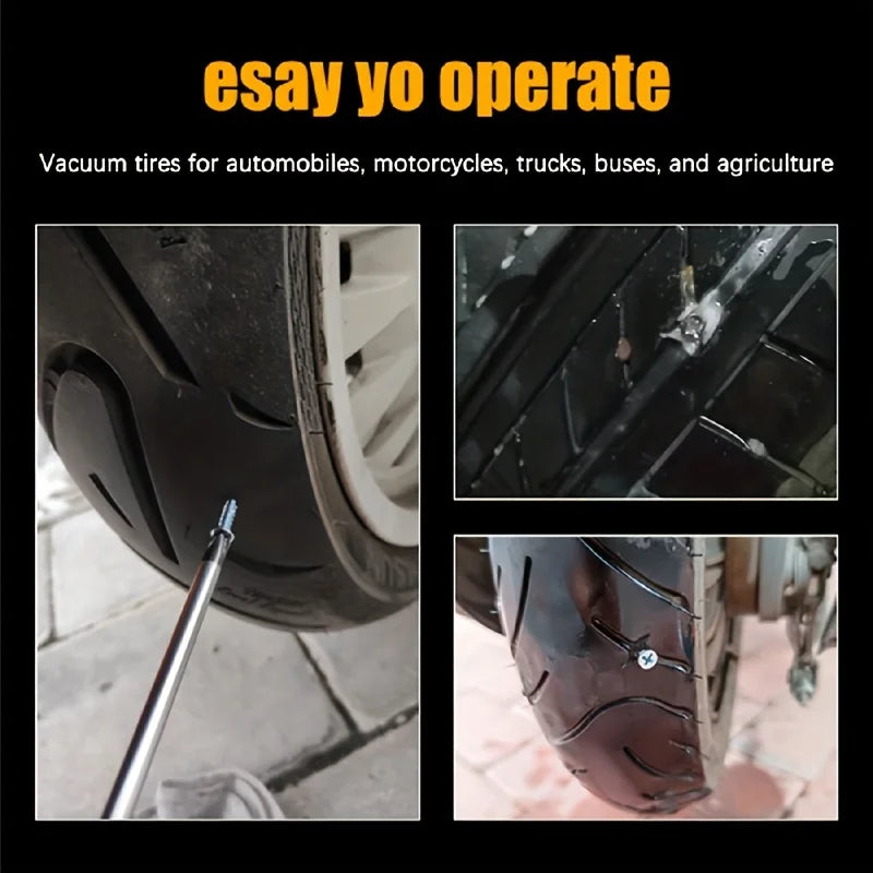 Quick-Fix Tubeless Tire Puncture Repair Kit