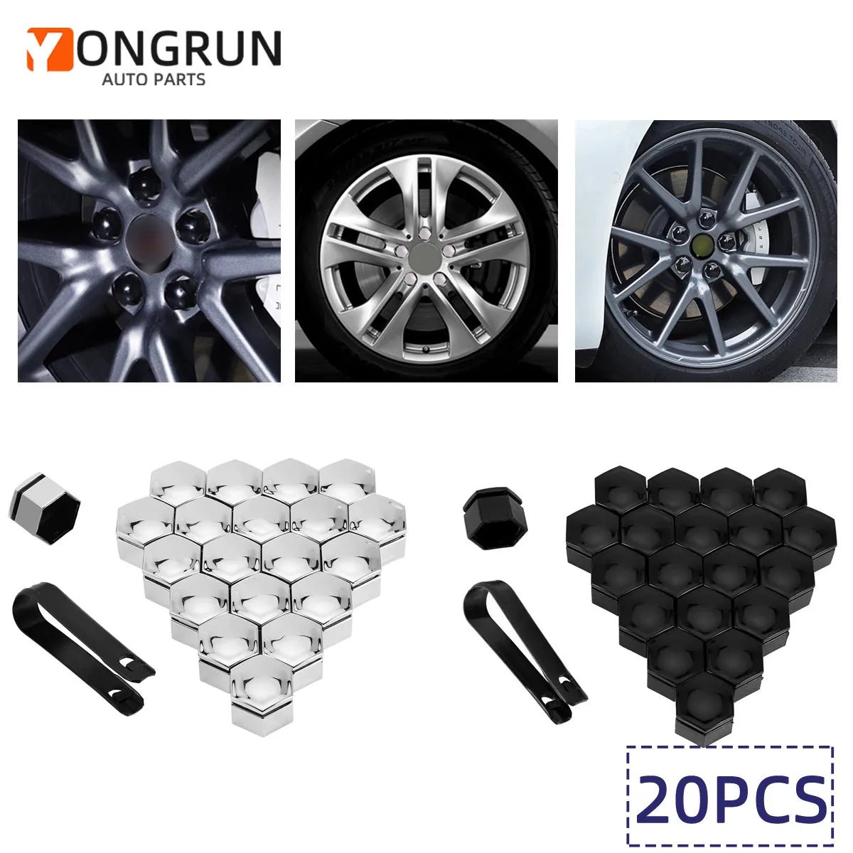 Protective Car Wheel Nut Covers for Bolt Rust Prevention