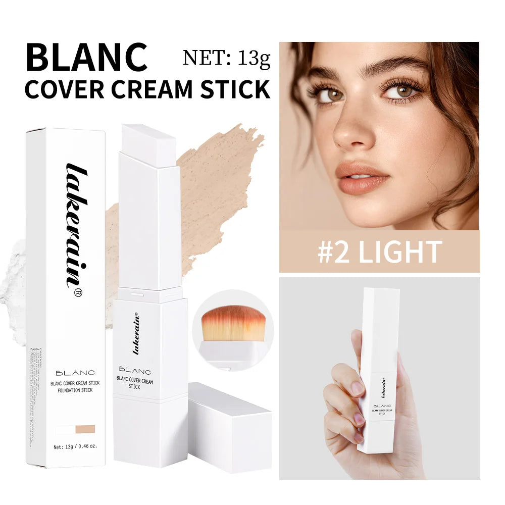 Full Coverage Cream Foundation Stick with Detachable Brush - 27