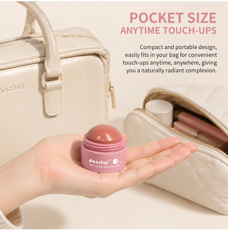 Long-Lasting Multi-Use Soft Cream Blush for Face and Lips
