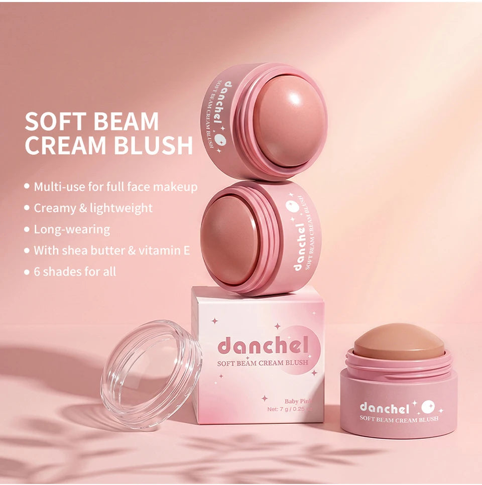 Long-Lasting Multi-Use Soft Cream Blush for Face and Lips - 10