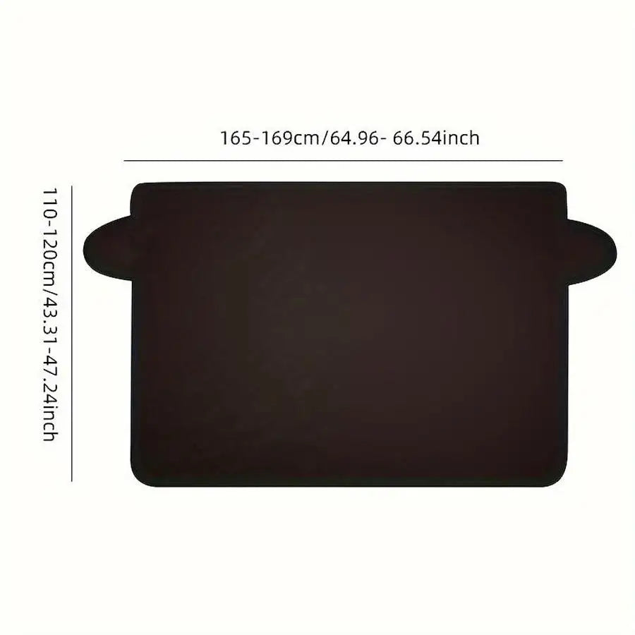Magnetic Car Windshield Snow Cover for Winter Frost and Sun Protection - 3