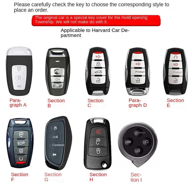 Metal Protective Key Case Cover for GWM P Series Trucks - 2