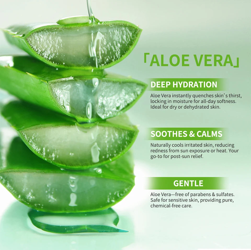 Soothing Aloe Vera Moisturizing Face Gel - 14
