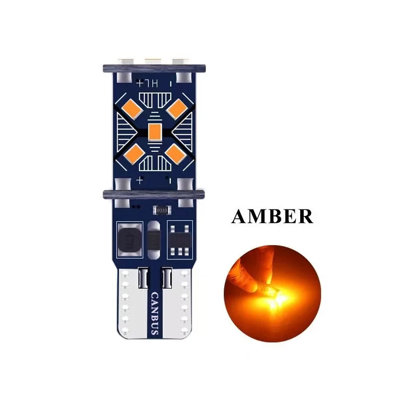 Bright T10 W5W LED Interior and Parking Light Bulbs - 8