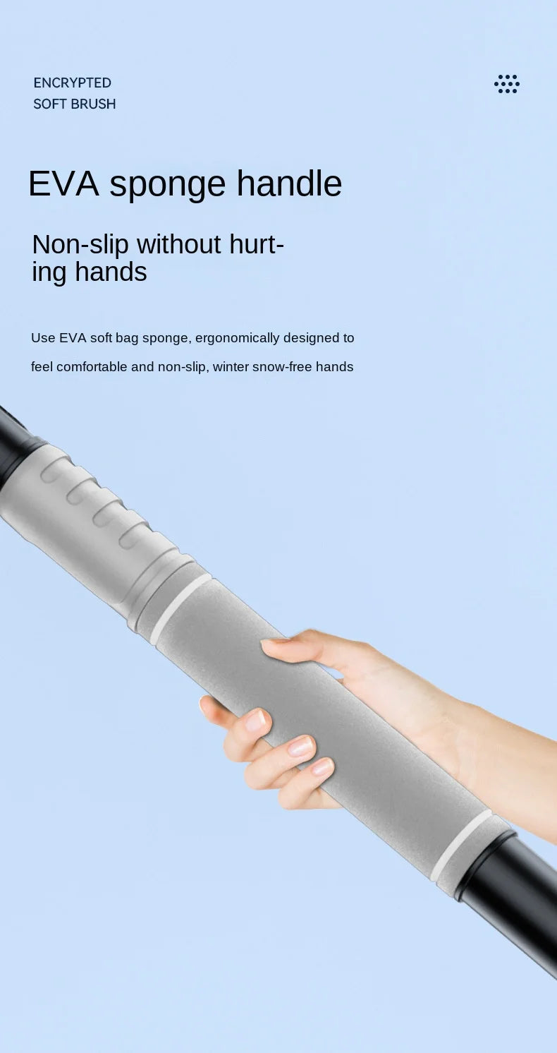 Retractable Car Snow Brush and Ice Scraper for Winter - 12