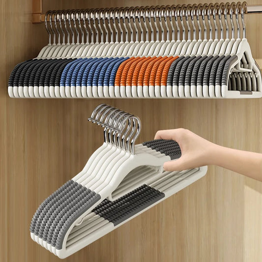 10 Pack Non Slip Clothes Hangers Durable Wardrobe Storage Organizer