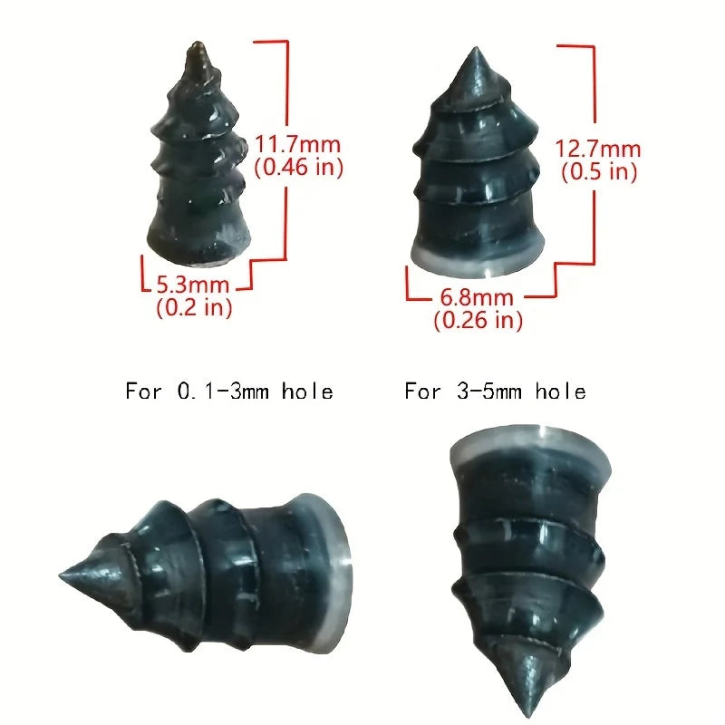 Quick-Fix Tubeless Tire Puncture Repair Kit - 2