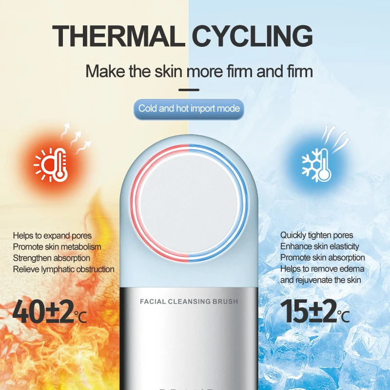Heated and Cooling Sonic Facial Cleansing Brush - 2