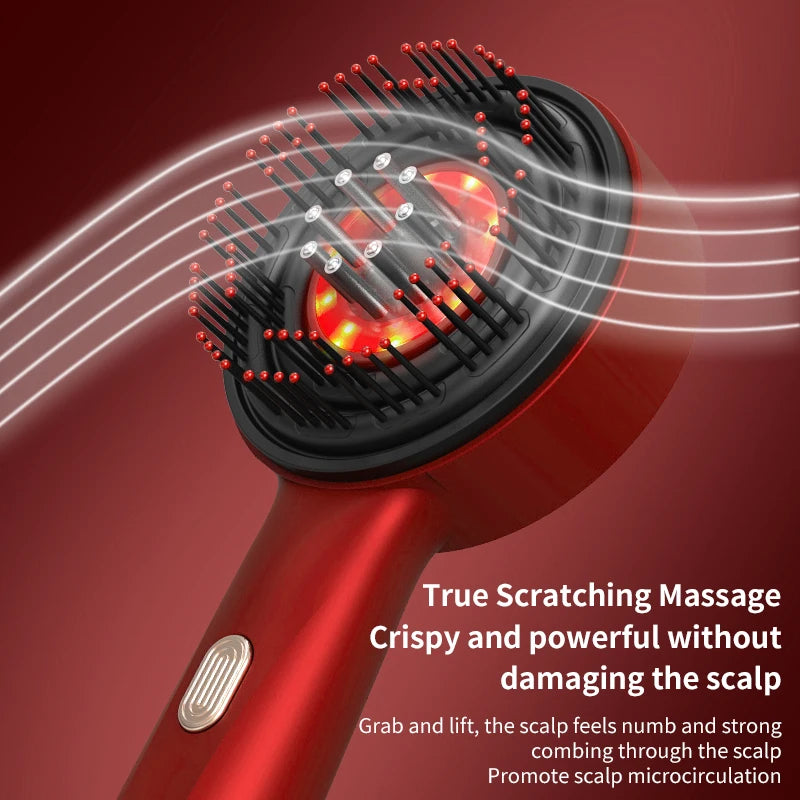 Electric Scalp Massager and Hair Growth Oil Applicator Comb - 5