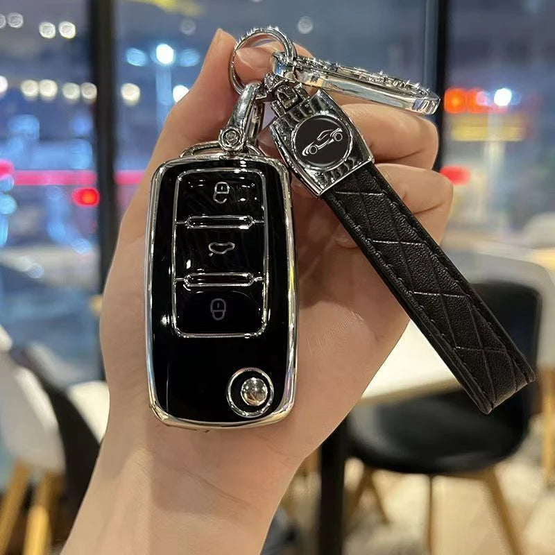 Protective TPU Remote Key Fob Case for Volkswagen Skoda and Seat - 1