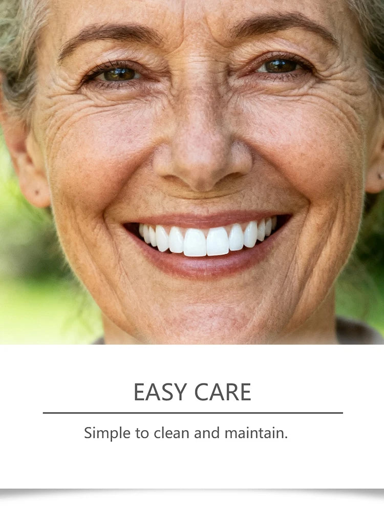 Comfortable Silicone Denture Set for Natural Smile