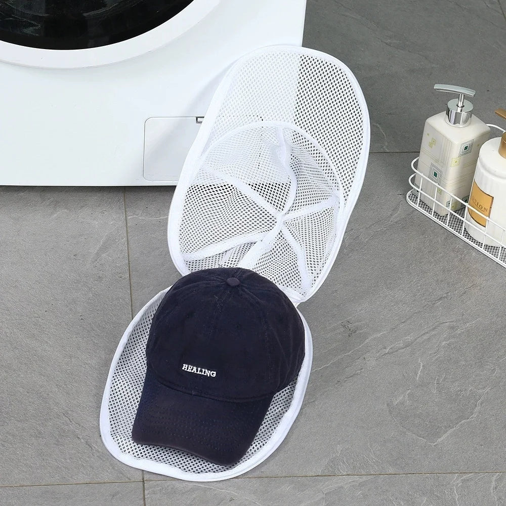 Hat Washer Cage for Baseball Caps Laundry Cleaner and Shape Guard - 3