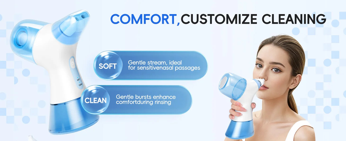 Electric Nasal Irrigation System for Sinus Relief - 12