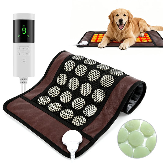 Dual-Sided Natural Jade Heating Pad for Pain Relief