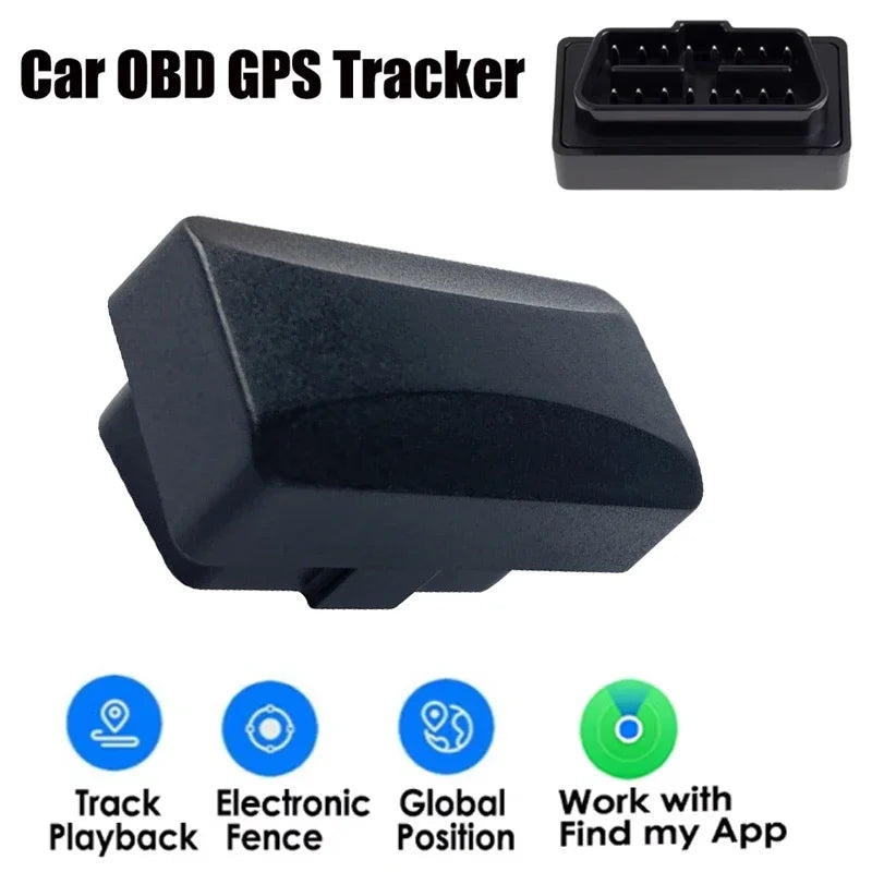 Plug-in Real-Time OBD Car GPS Tracker for Apple Find My