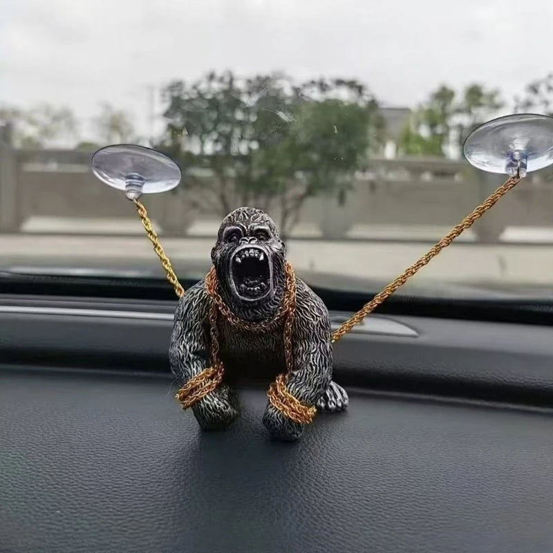 Roaring Gorilla Car Dashboard Ornament and Interior Decor - 7