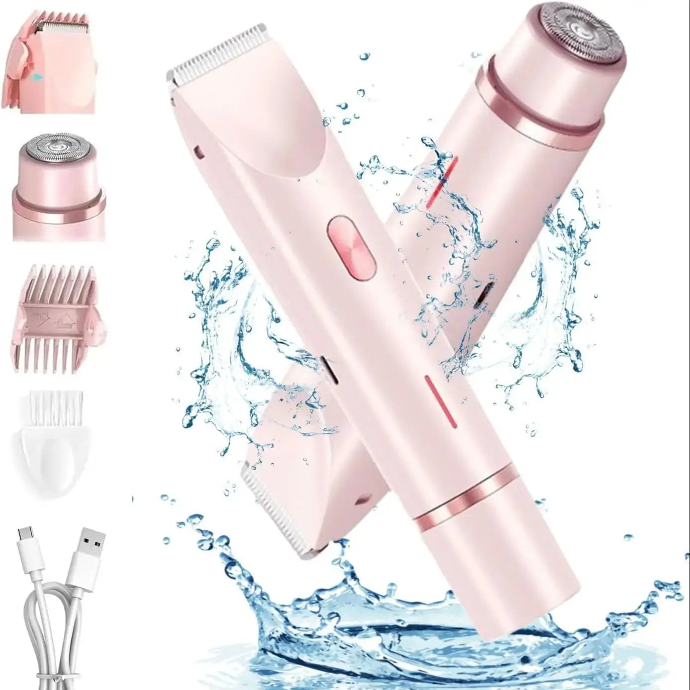 Electric Waterproof Painless Hair Removal Shaver for Face and Body - 1
