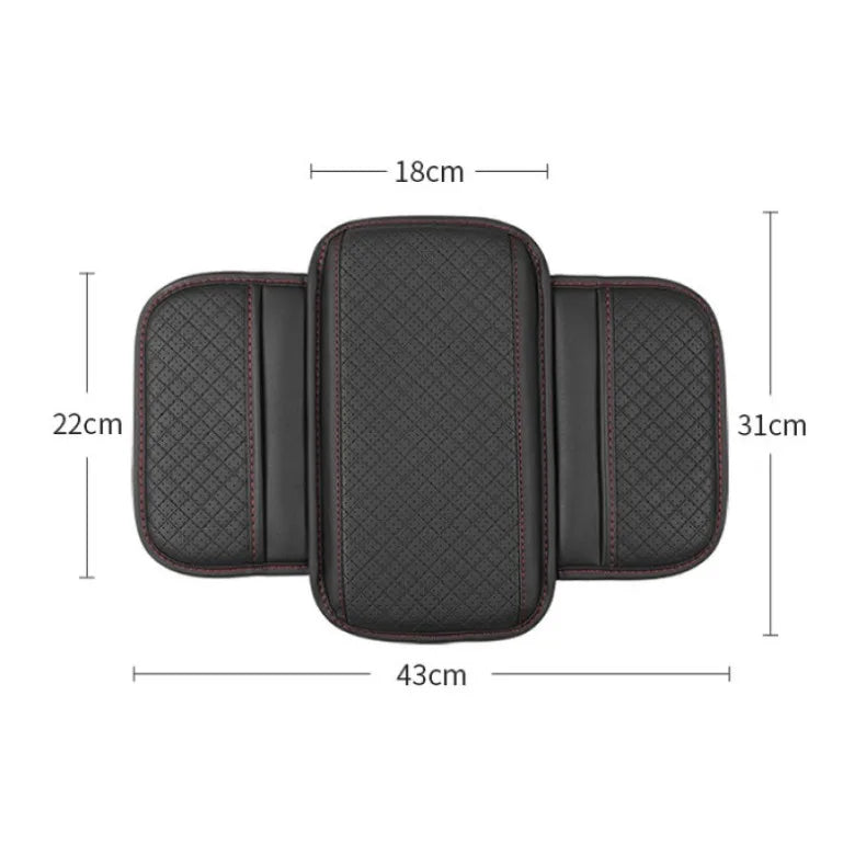Car Center Console Armrest Cushion with Storage Pocket