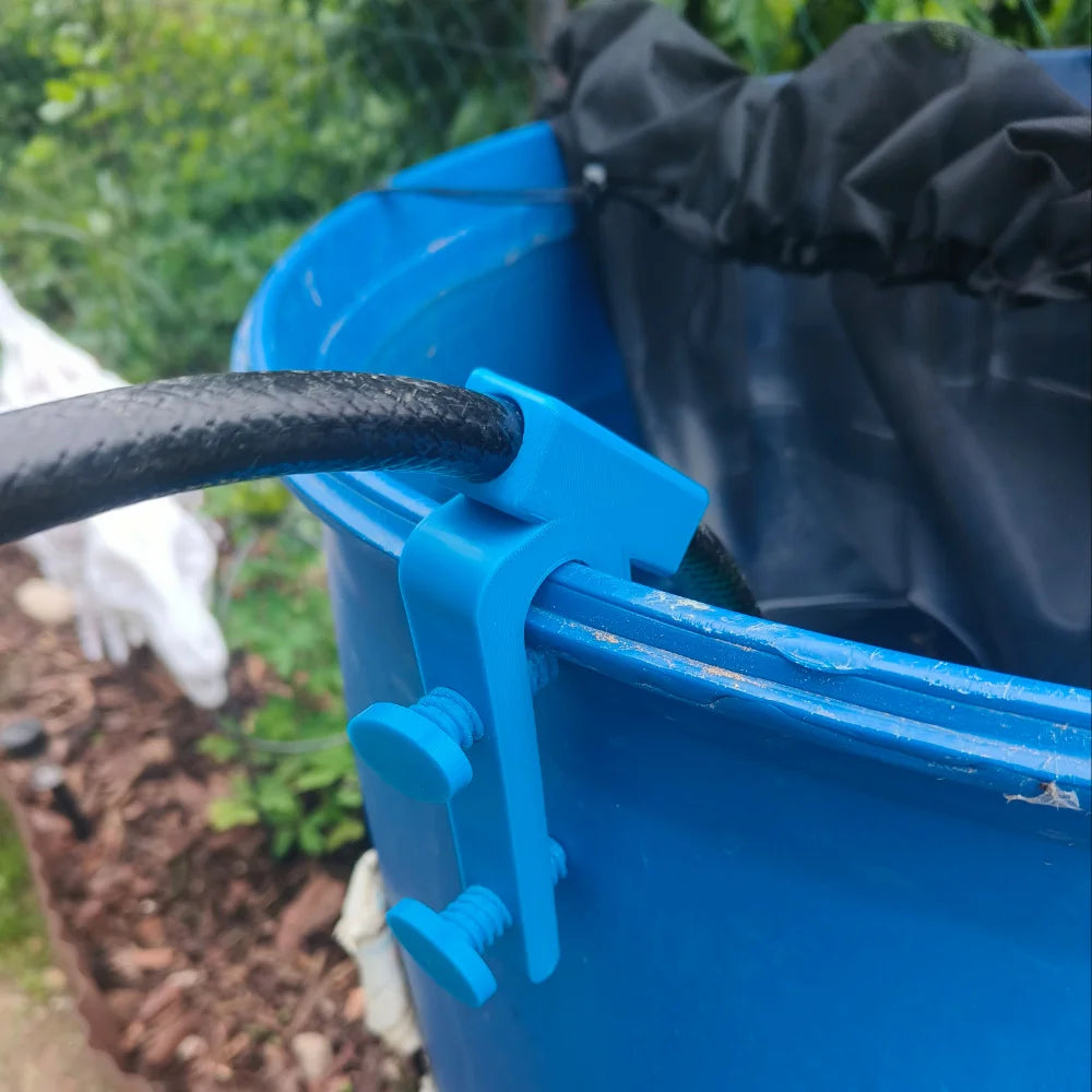 Hands-Free Garden Hose Bucket Clip Holder - 8