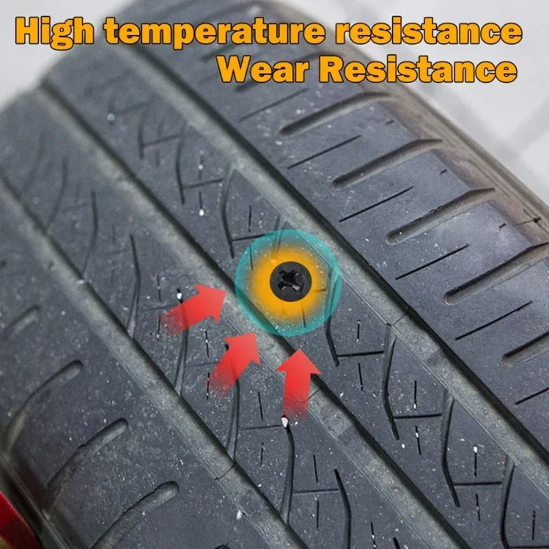 Emergency Rubber Tire Puncture Repair Nails for Vehicles - 4