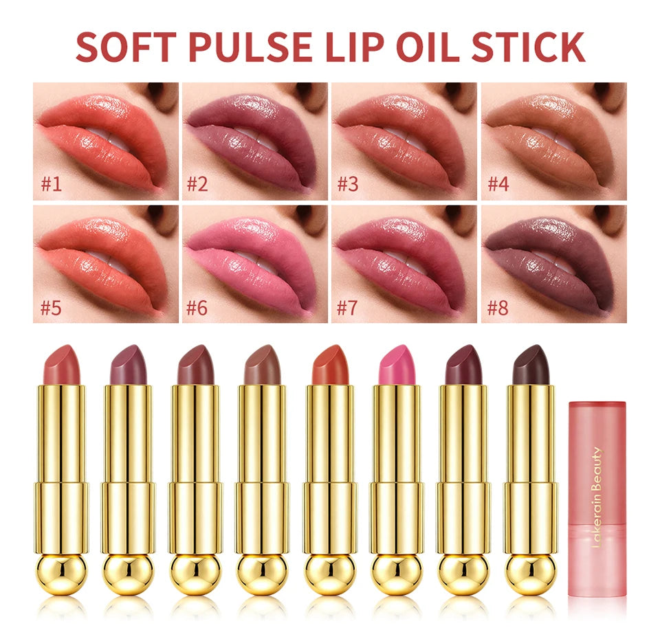 3-in-1 Tinted Moisturizing Lip Oil Stick - 8