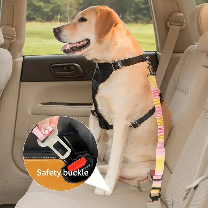Adjustable Gradient Dog Car Safety Seat Belt - 14