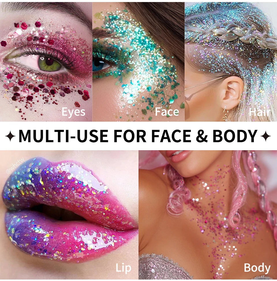 Waterproof Glitter Shimmer Stick for Face and Body - 11