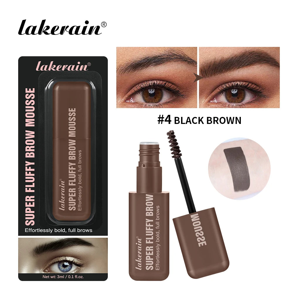 Volumizing Tinted Eyebrow Mousse for Fluffy Brows