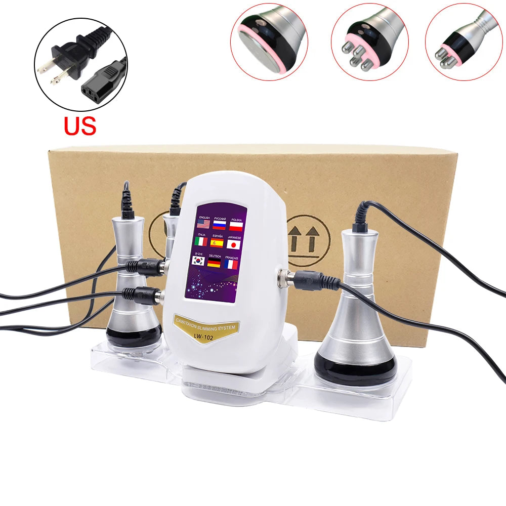 40K Ultrasonic Cavitation and RF Body Slimming and Lifting Machine