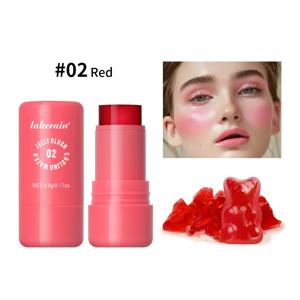 Cooling Water Jelly Blush Stick for Cheeks and Lips - 19