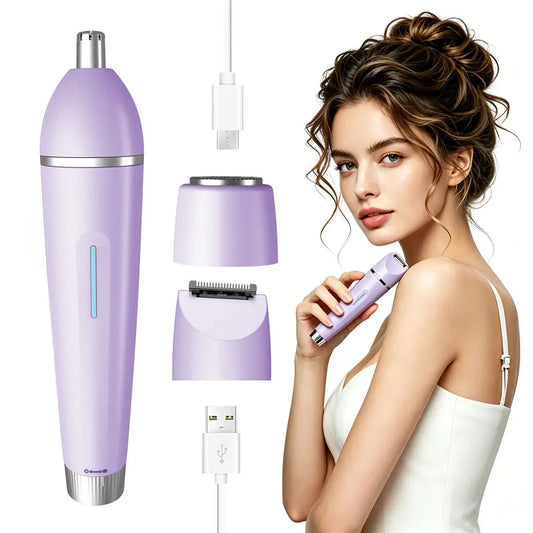 3-in-1 Waterproof Electric Shaver and Bikini Trimmer for Women