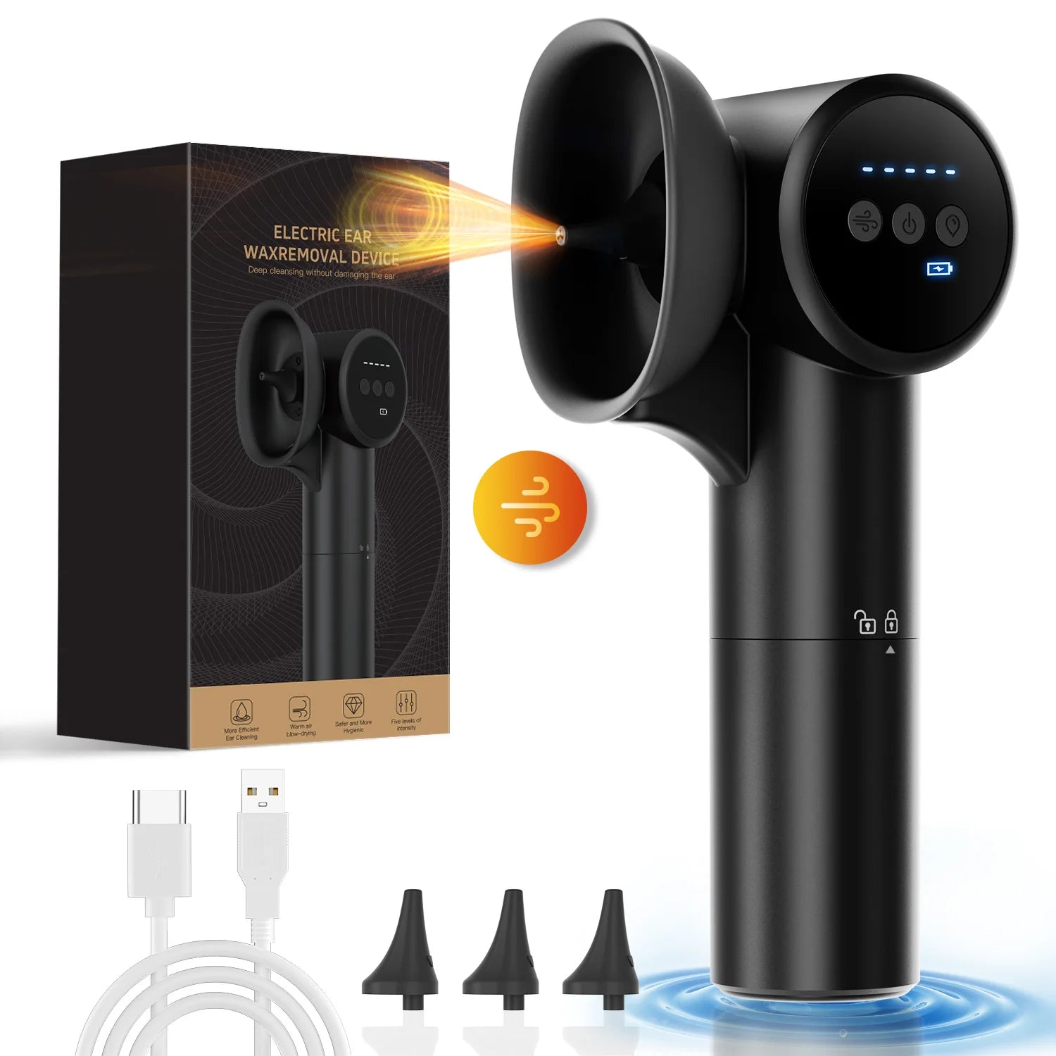 Electric Ear Wax Removal and Cleaning Kit - 1