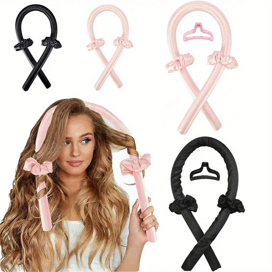 Heatless Curling Rod Headband for Overnight Hair Styling