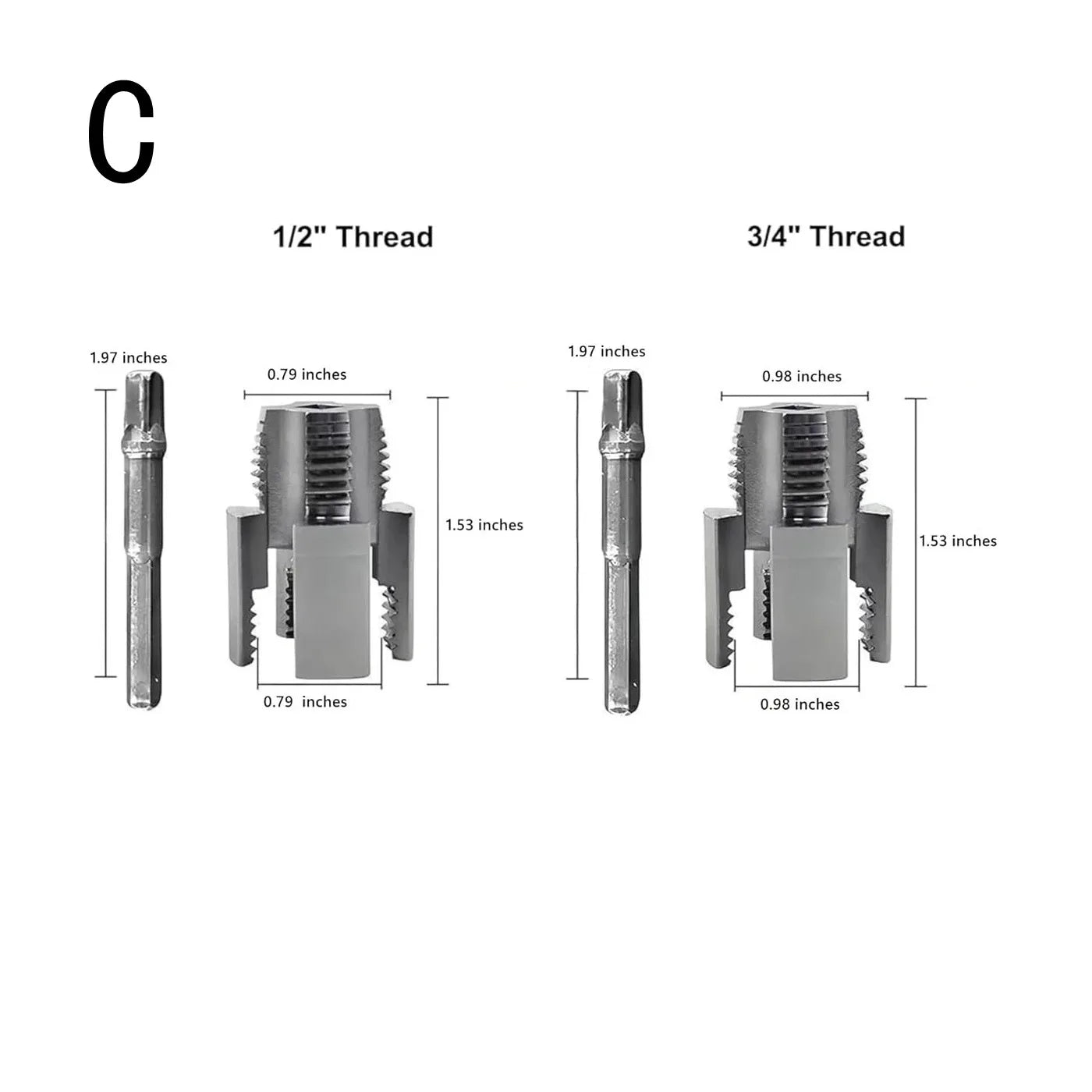 Electric Drill Pipe Threading Tool for PVC Pipes - 13
