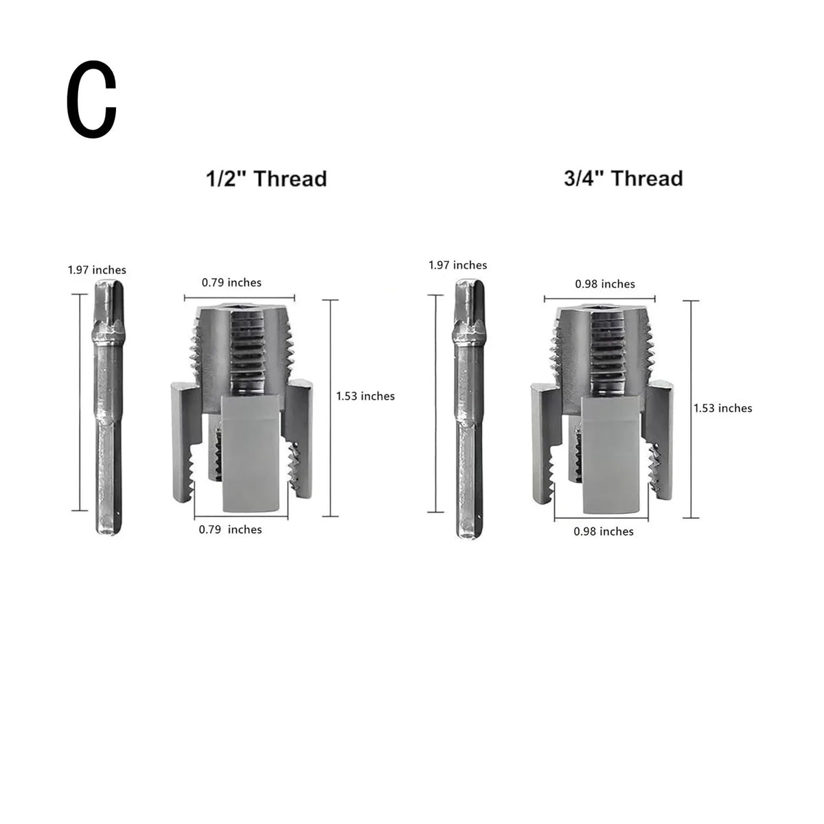 Electric Drill Pipe Threading Tool for PVC Pipes