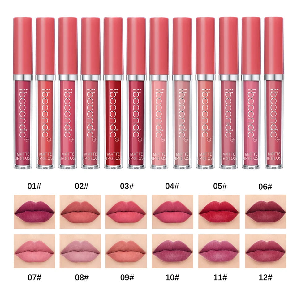 Waterproof Matte Liquid Lipstick Long-Lasting Lip Gloss - 19