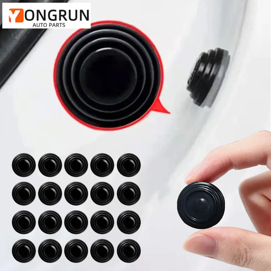 12pcs Car Door Shock Absorber Pads Anti Collision Noise Dampener Buffer