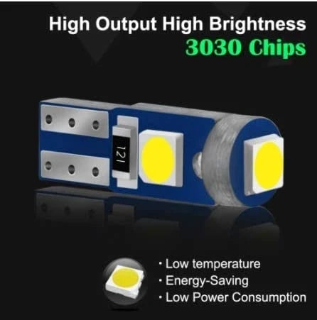 T5 LED Dashboard and Interior Indicator Light Bulbs - 4